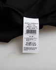 Dolce & Gabbana Black Cotton Round Neck Short Sleeves T-shirt