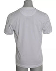 Dolce & Gabbana White Cotton Round Neck Short Sleeves T-shirt