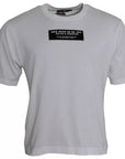 Dolce & Gabbana White Cotton DG Applique Men Casual T-shirt
