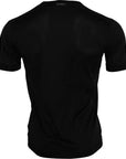 Dolce & Gabbana Black Silk Round Neck Short Sleeve T-shirt