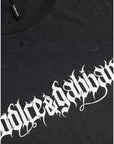 Dolce & Gabbana Black Graphic Printed Cotton Short Sleeves T-shirt
