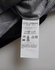 Dolce & Gabbana Black White Jazz Print Cotton Short Sleeves T-shirt