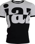 Dolce & Gabbana Black White Jazz Print Cotton Short Sleeves T-shirt