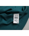 Dolce & Gabbana Blue Green Cotton Round Neck Short Sleeves T-shirt