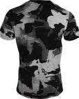 Dolce & Gabbana Black White Camouflage Round Neck T-shirt
