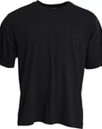 Dolce & Gabbana Black Cotton Crew Neck Short Sleeves T-shirt