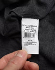 Dolce & Gabbana Black Cotton Crew Neck Short Sleeves T-shirt