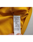 Dolce & Gabbana Dark Yellow Logo Cotton Round Neck T-shirt