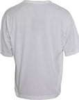 Dolce & Gabbana White Cotton Round Neck Short Sleeve T-shirt