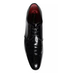 Dolce & Gabbana Black Patent Leather Derby Men Dress Shoes