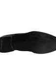 Dolce & Gabbana Black Calfskin Leather Derby Men Dress Shoes