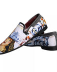 Dolce & Gabbana Multicolor Madonna Majolica Amalfi Men Loafers Shoes