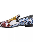 Dolce & Gabbana Multicolor Madonna Majolica Amalfi Men Loafers Shoes