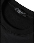 Versace Black Medusa Fleece Cotton Crew Neck Sweatshirt Sweater