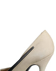 Dolce & Gabbana Beige Suede Leather High Heels Pumps Shoes