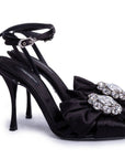 Dolce & Gabbana Black Goatskin Women Sandal