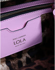 Dolce & Gabbana Baby Pink LOLA Leather Studded Crossbody Strap Bag