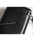 Dolce & Gabbana Black Leather Lighted Top Handle Handbag Bag