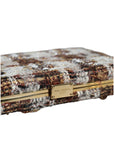 Dolce & Gabbana Multicolor Tweed Floral Clutch Crossbody Bag
