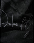 Dolce & Gabbana Black Polyester Pullover Sweatshirt Sweater