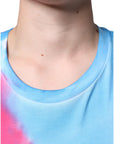 Dolce & Gabbana Multicolor Tie Dye Cotton Sleeveless T-shirt