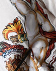 Dolce & Gabbana White Angel Crown Print Crew Neck T-shirt
