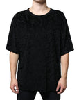 Dolce & Gabbana Black DG Mania Logo Print T-shirt