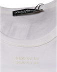Dolce & Gabbana White Cotton Pocket Short Sleeves T-shirt