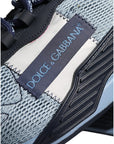 Dolce & Gabbana Blue Black Low Top NS1 Sneakers Shoes