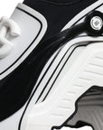 Dolce & Gabbana White Black Logo Plaque Daymaster Sneakers Shoes