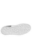 Dolce & Gabbana Black Leather Logo Portofino Sneaker Shoes