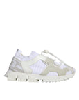 Dolce & Gabbana White Mesh Sorrento Trekking Sneakers Shoes