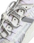 Dolce & Gabbana White Lace Up Low Top NS1 Sneakers Shoes