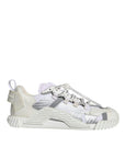 Dolce & Gabbana White Lace Up Low Top NS1 Sneakers Shoes
