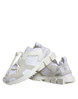 Dolce & Gabbana White Mesh Sorrento Trekking Sneakers Shoes