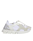 Dolce & Gabbana White Mesh Sorrento Trekking Sneakers Shoes