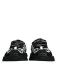 Dolce & Gabbana Black Logo Lace Up Low Top NS1 Sneakers Shoes