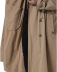Dolce & Gabbana Khaki Double Breasted Trench Coat Jacket