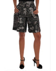 Dolce & Gabbana Elegant High-Waist Brocade Shorts