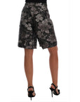 Dolce & Gabbana Elegant High-Waist Brocade Shorts