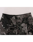 Dolce & Gabbana Elegant High-Waist Brocade Shorts