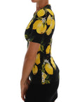 Dolce & Gabbana Sicilian Lemon Print Silk Blouse