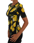 Dolce & Gabbana Sicilian Lemon Print Silk Blouse