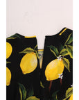 Dolce & Gabbana Sicilian Lemon Print Silk Blouse