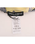 Dolce & Gabbana Sicilian Lemon Print Silk Blouse