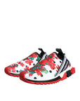 Dolce & Gabbana Multicolor Geranium Sorrento Sneakers Shoes