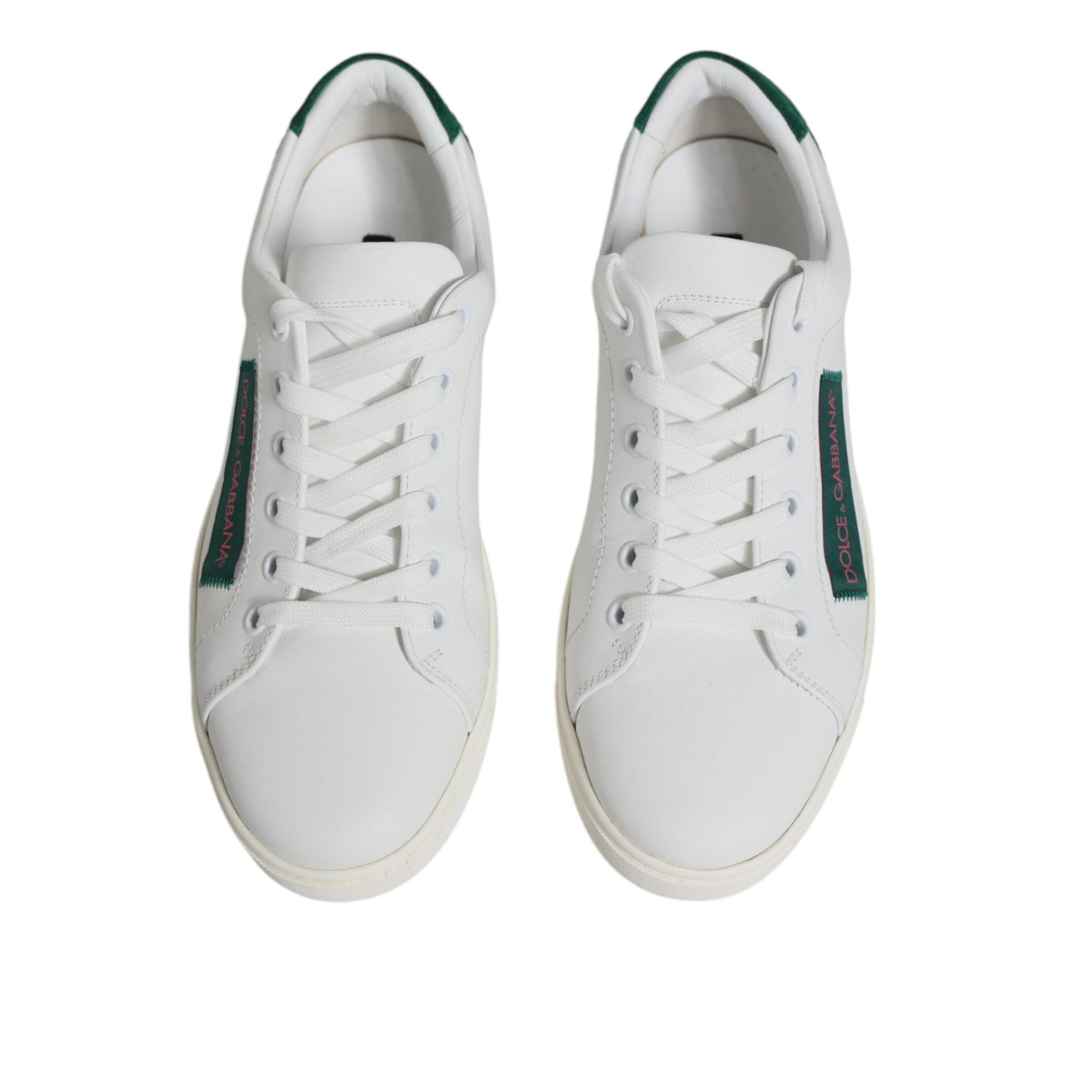 Dolce & Gabbana White London Calf Leather Sneakers Shoes