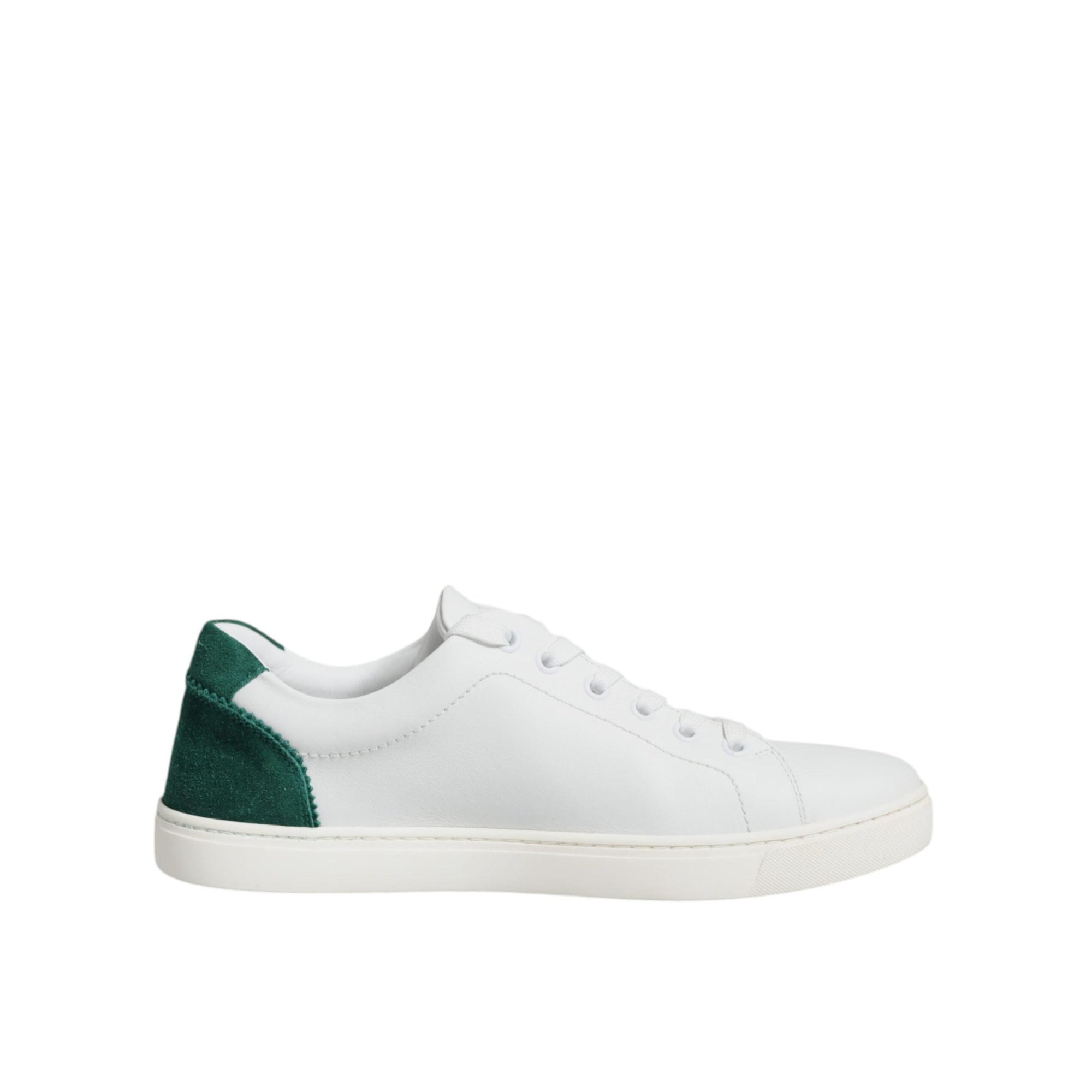Dolce & Gabbana White London Calf Leather Sneakers Shoes