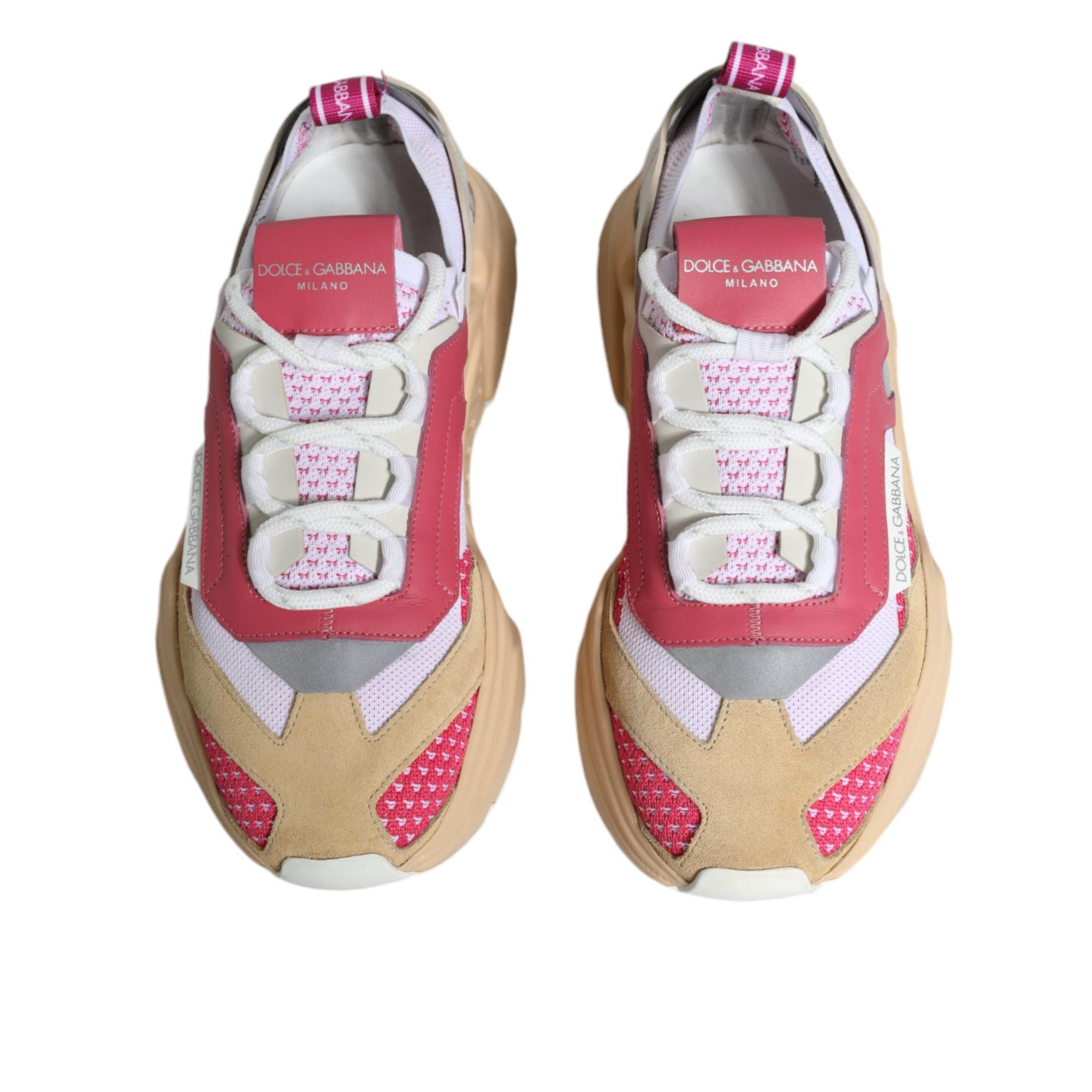 Dolce & Gabbana Multicolor Leather Daymaster Sneakers Shoes