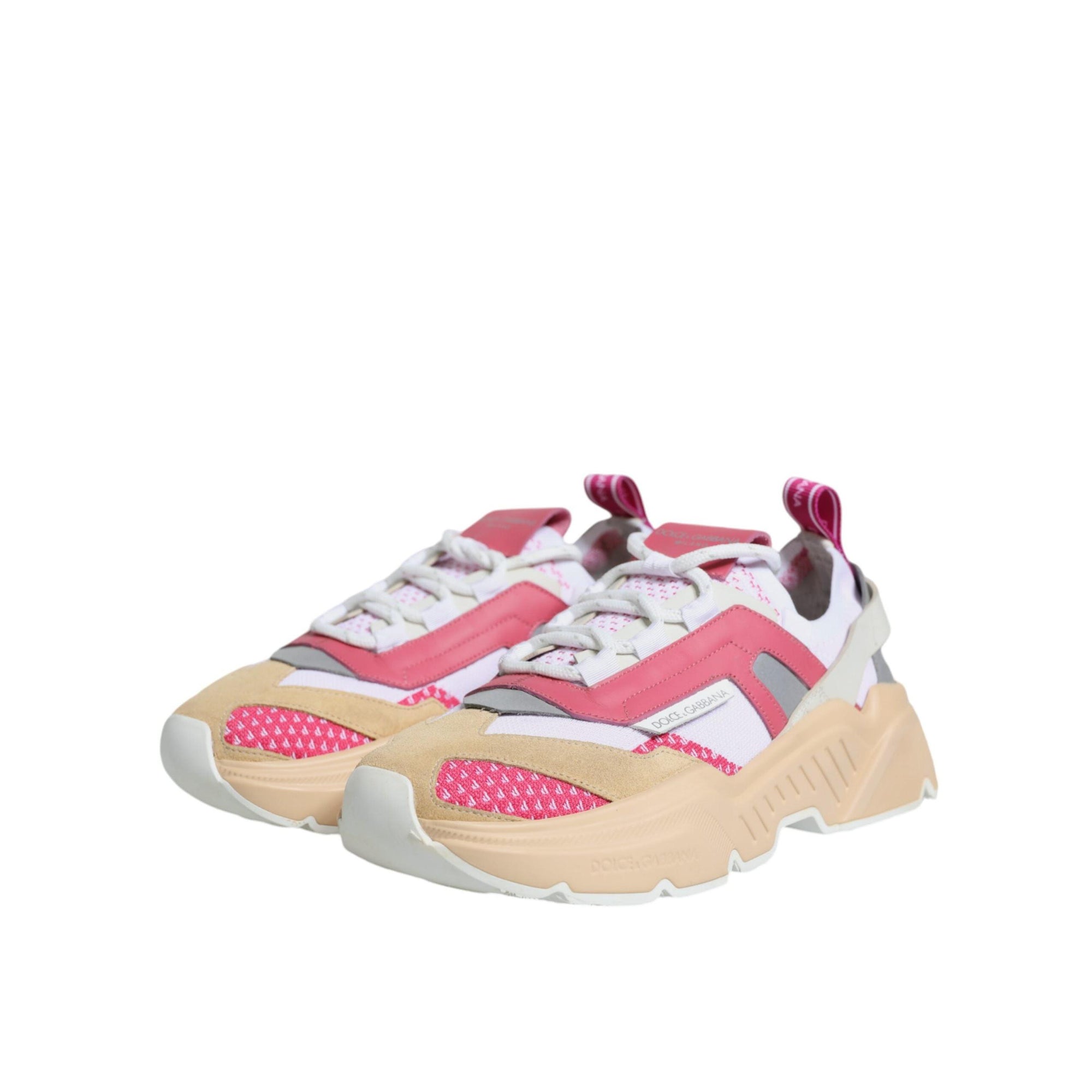 Dolce & Gabbana Multicolor Leather Daymaster Sneakers Shoes